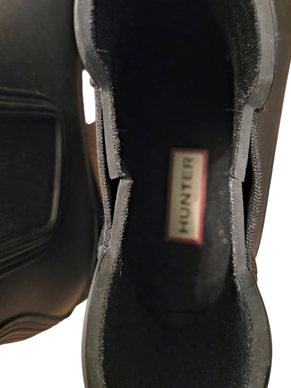 NWOT ​Hunter Women's Original Chelsea Waterproof Rubber Rain Boots Black Size 8